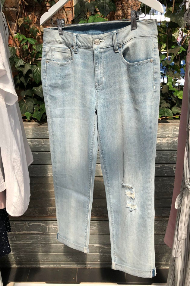 Boyfriend, mum, and 90s style destressed denim is still big this season.