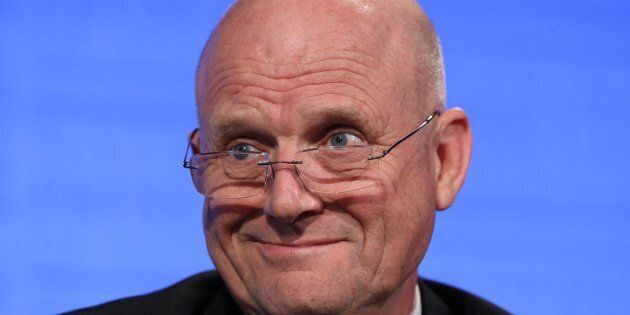 Senator David Leyonhjelm addressed the National Press Club in Canberra on Wednesday 6 April 2016. Photo: Andrew Meares