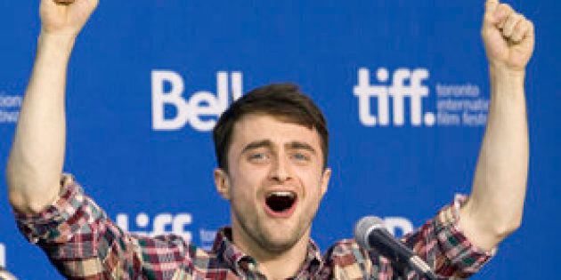 Actor Daniel Radcliffe attends a news conference for the film
