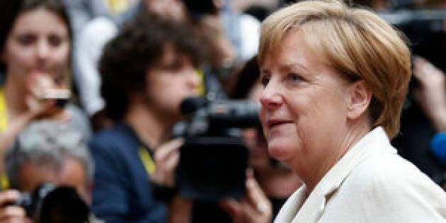 German Chancellor Angela Merkel arrives at the EU Summit in Brussels, Belgium, June 28, 2016. REUTERS/Francois Lenoir
