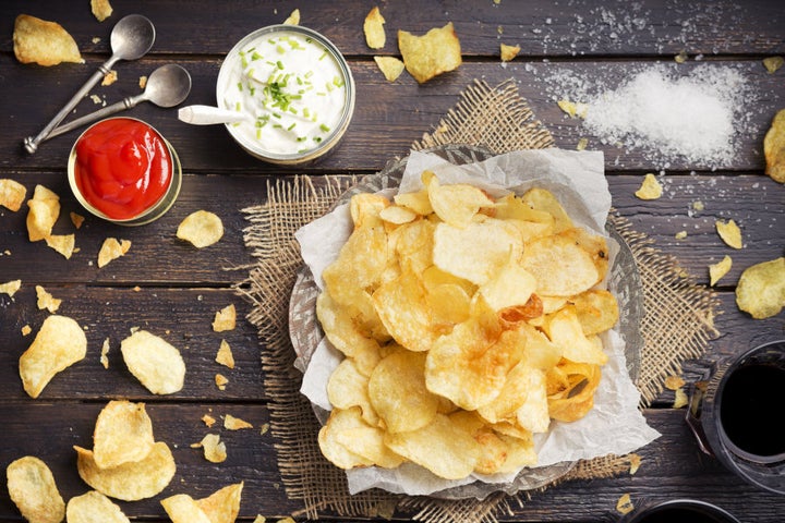 Potato chips after their best before date might be a little stale but they're still delicious (and not bin-worthy).