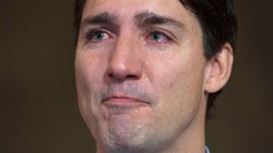 Justin Trudeau Cries While Paying Respects To Canadian