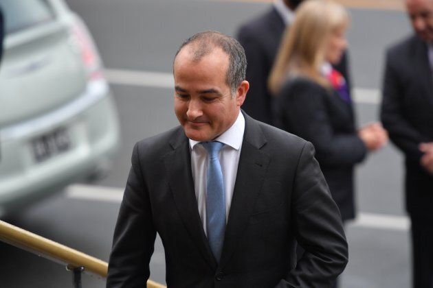 James Merlino arrives at St Paul's Cathedral in May