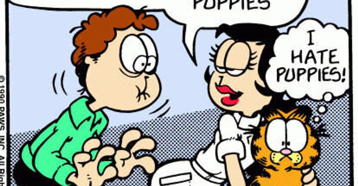 'Garfield' Creator Denies Popular Fan Theory Where Jon Drinks Dog Semen | HuffPost Entertainment
