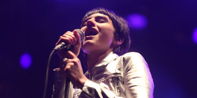 Isabella Manfredi of The Preatures at the Yours and Owls festival.
