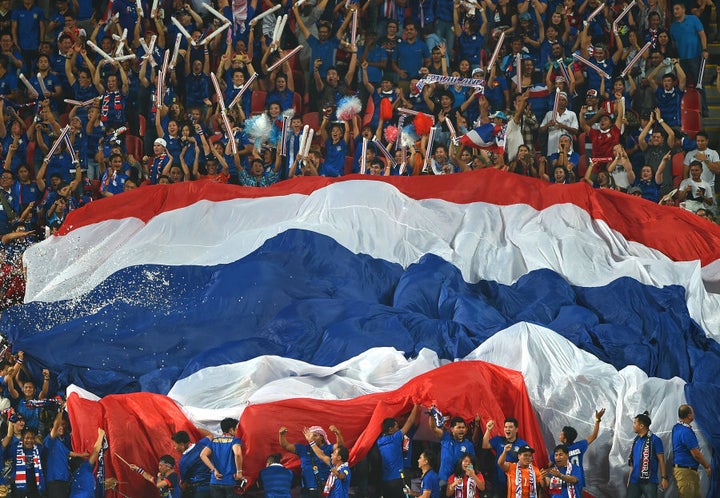 Thai fans at a recent World Cup qualifier. They're pretty passionate.