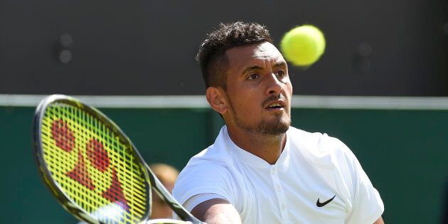 Kyrgios has beaten Dustin Brown in Wimbledon's second round.