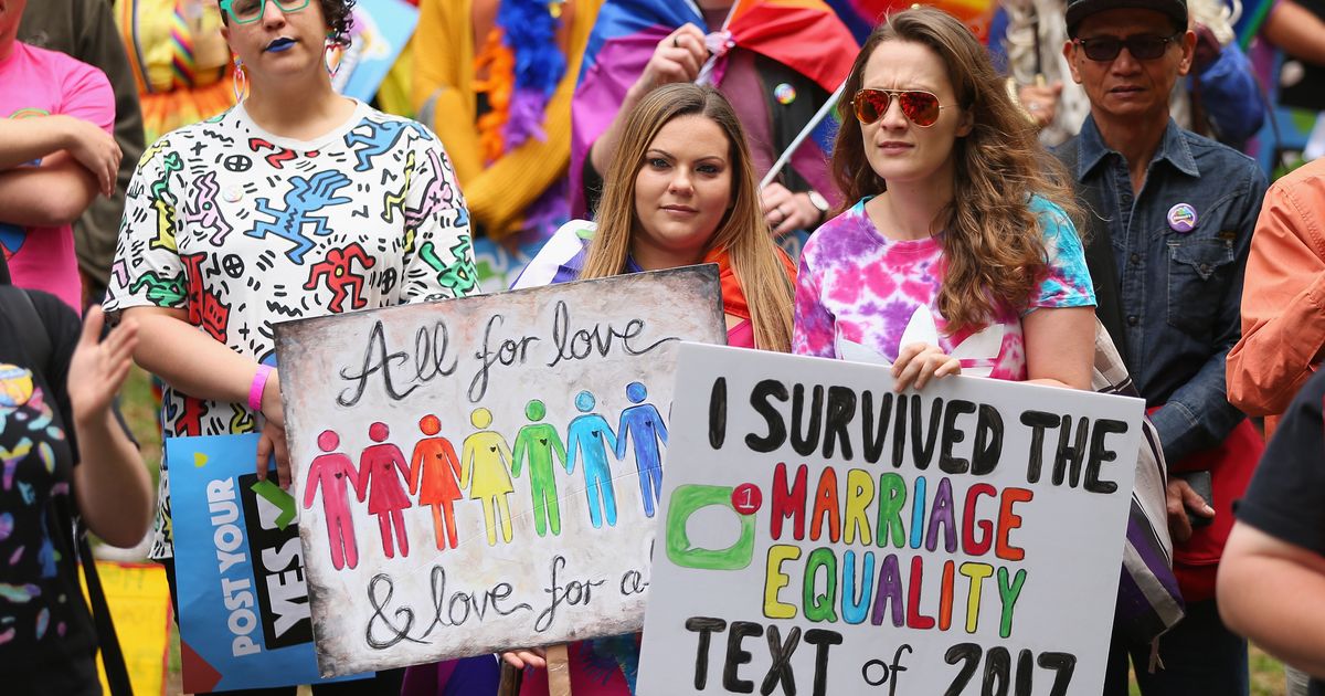 The Best Signs From Australia S Marriage Equality Rallies Huffpost