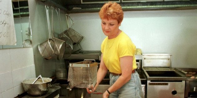 Pauline Hanson's former fish and chip shop could become a halal snack pack store.