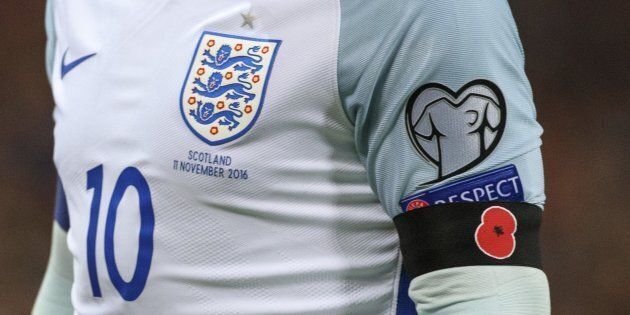 England and Scotland players could be disciplined by Fifa for wearing poppies during their World Cup qualifier