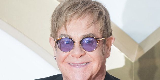 LONDON, ENGLAND - SEPTEMBER 18: Elton John attends the 'Kingsman: The Golden Circle' World Premiere held at Odeon Leicester Square on September 18, 2017 in London, England. (Photo by Samir Hussein/WireImage)