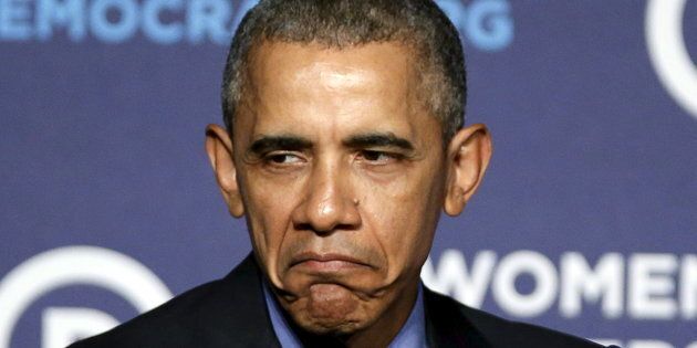 Grumpy Obama is grumpy.