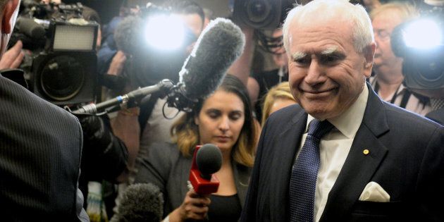 Former Prime Minister John Howard says his Liberal colleagues should not be