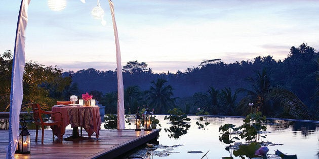 A dreamy dining experience nestled in Bali's Sayun Valley.