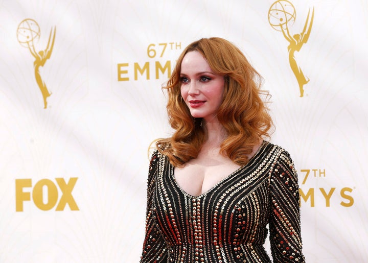 We're betting Christina Hendricks doesn't skimp on support.