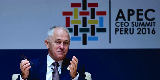 Prime Minister Malcolm Turnbull is in Peru for the APEC summit.