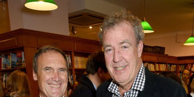 LONDON, ENGLAND - NOVEMBER 09: A.A. Gill and Jeremy Clarkson attend the launch of A.A. Gill's new book 'Pour Me: A Life' at Daunt Books on November 9, 2015 in London, England. (Photo by David M. Benett/Dave Benett/Getty Images)