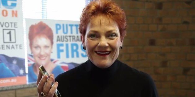Pauline Hanson is unhappy about the media coverage of her Senate election.
