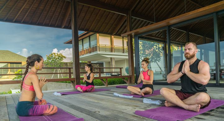 There's also daily massages and meditation at the Bali villa.