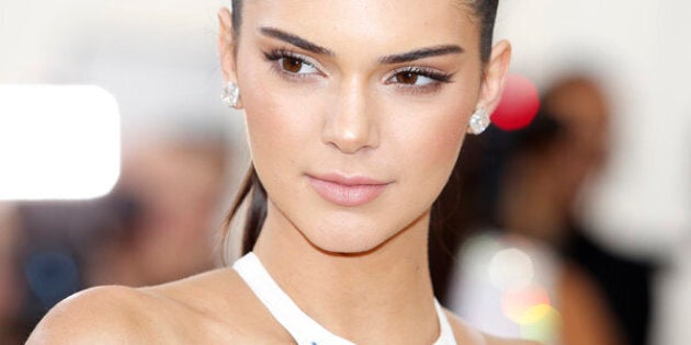 Television personality Kendall Jenner arrives at the Metropolitan Museum of Art Costume Institute Gala (Met Gala) to celebrate the opening of