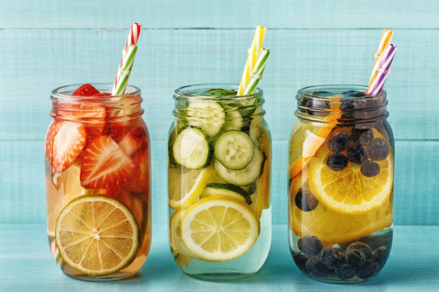 Try adding a couple of teaspoons of ACV to fruit-infused water.