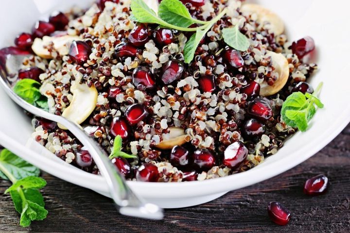 Quinoa can be used like rice and couscous in curries, salads, stews and stir fries.