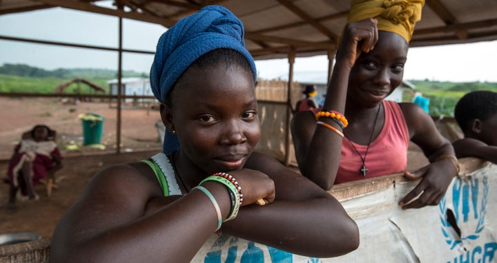 Young women from Central African Republic in one of five Congolese refugee camps where Australia for UNHCR is funding programs to prevent sexual violence and provide rape survivors with immediate treatment and ongoing support.