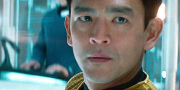LOS ANGELES - MAY 16: John Cho as Lieutenant Hikaru Sulu in the 2013 movie, 'Star Trek: Into Darkness.' Release date May 16, 2013. Image is a screen grab. (Photo by CBS via Getty Images)