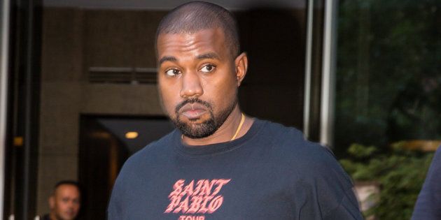 Kanye West was hospitalized in Los Angeles Monday.