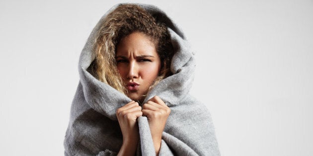 That blanket might keep you warm, but it's going to do zilch when it comes to fending off a cold.