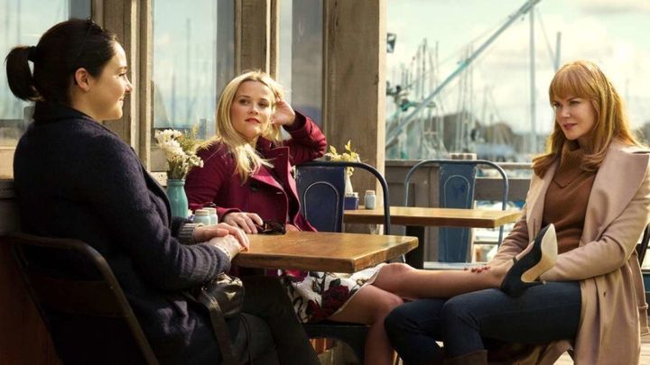 Nicole Kidman, Reese Witherspoon and Shailene Woodley in HBO's 'Big Little Lies', winner of eight Emmy Awards.