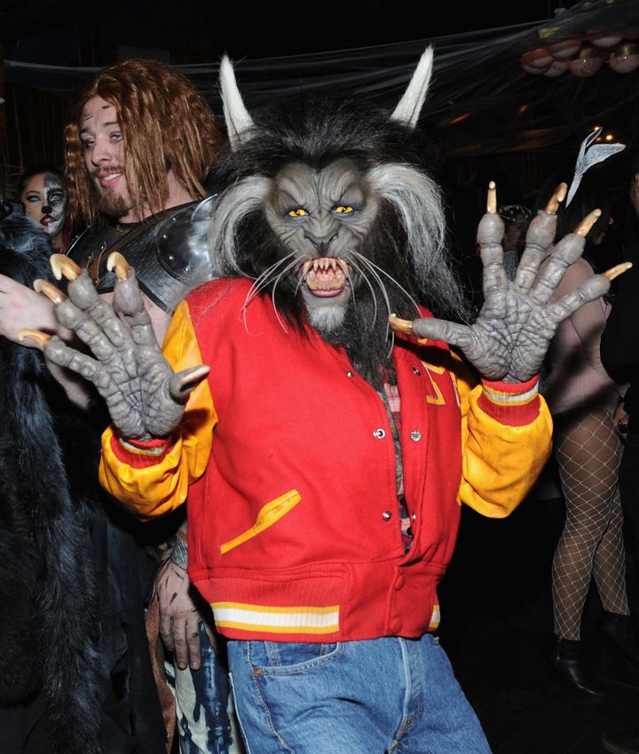 Heidi Klum having a thrilling night at her 18th annual Halloween party.