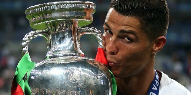 Ruled out of the Euro 2016 final early, Cristiano Ronaldo turned to being a vocal manager for his team from the sidelines.