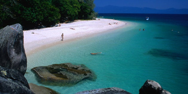 The islands off Cairns are stunning.