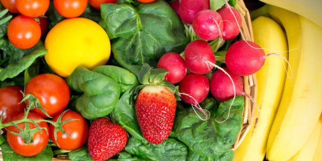 Fresh fruits and vegetables