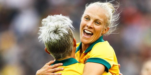 Tameka Butt is now one of the Matildas' best players -- and gee she's happy about it.