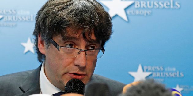 Ousted Catalan leader Carles Puigdemont will need to return from Belgium.