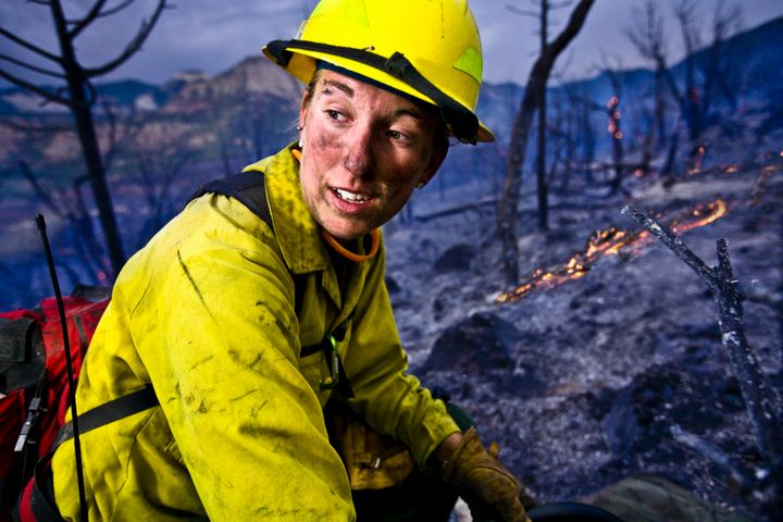 Women can be firefighters just like they're police, doctors and astronauts.