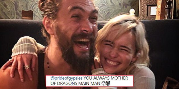 Jason Momoa And Emilia Clarke Had The Cutest Game Of Thrones