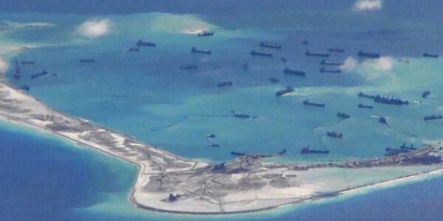 China has vowed to protect its sovereignty over the South China Sea.