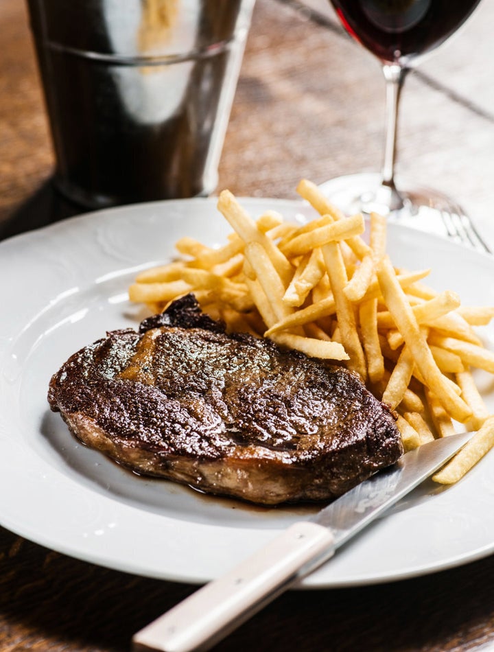 Steak and chips, but fancy.