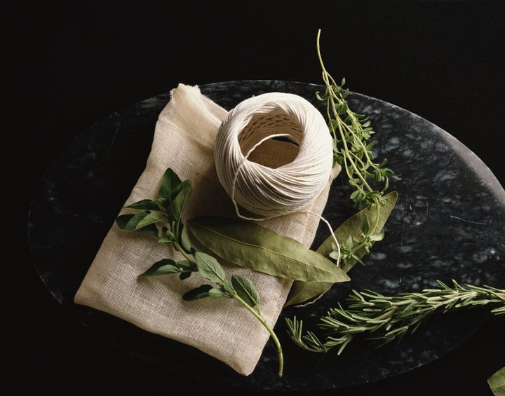 All you need for a bouquet garni are fresh herbs and twine.