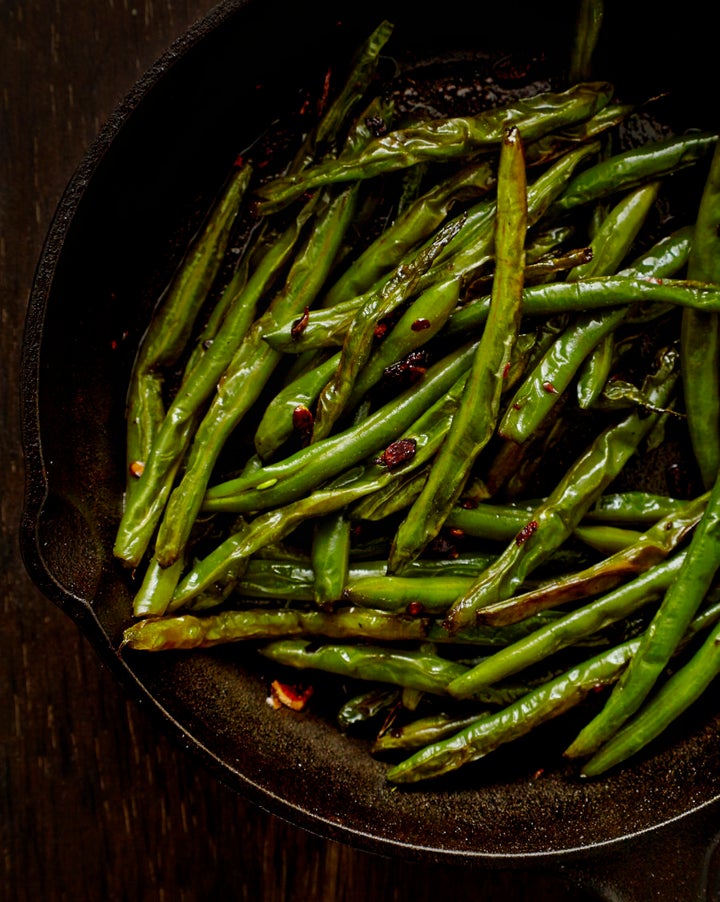 Sautéing keeps veggies fresh and crisp. Try tossing in chilli and garlic to finish.