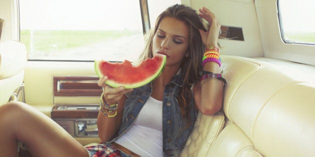 Just eat the watermelon.