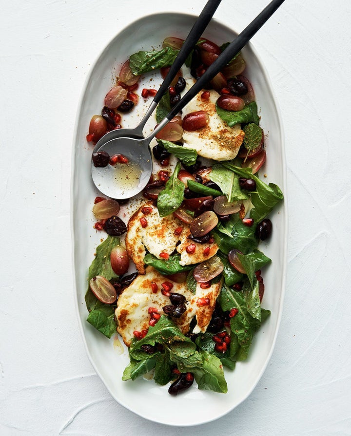 Haloumi lovers, this salad is calling your name.