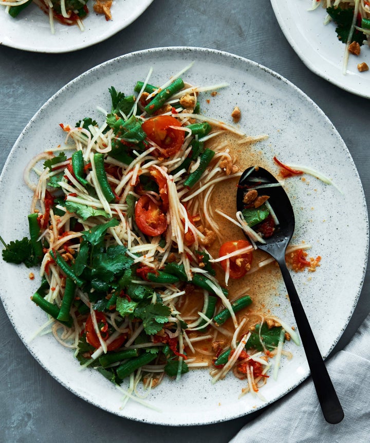 Perfect for summer, this mango salad is an ideal starter.