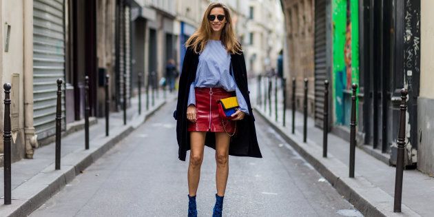 As fashion blogger and model Alexandra Lapp shows us, workwear can still be fun -- just don't show too much skin.