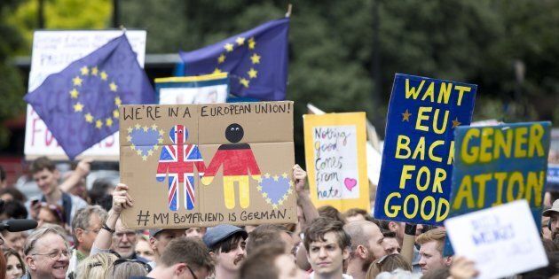 Anti-Brexit protesters won't like the results of this new poll.