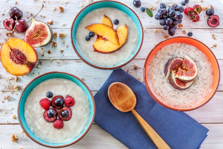 Foreman's second brekkie is often a bowl of oats.