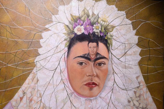 "Self Portrait as a Tehuana" by Frida Kahlo.
